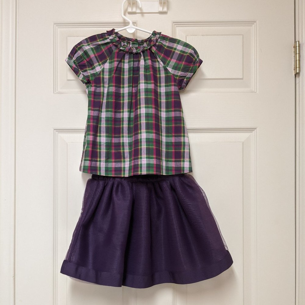 Janie and Jack Purple Outift